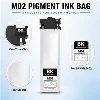 エプソン用ブラック顔料インクバッグ M02 100ml 詰め替えインクポーチ チップ付き