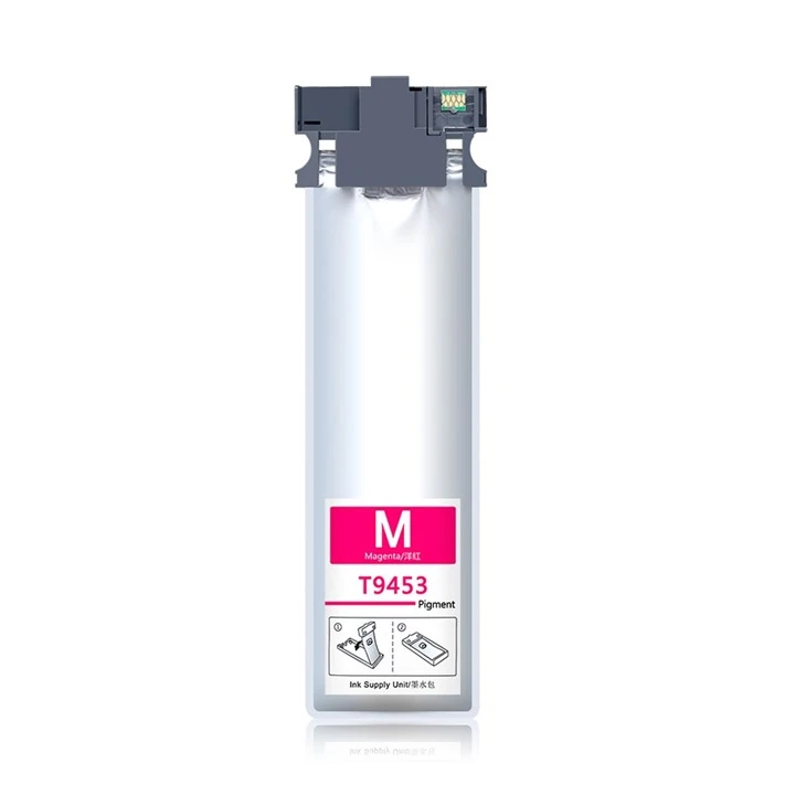 T9411 Pigment Ink Bag 60/90/170ML With One Time Chip For Epson WorkForce Pro WF-C5210/WF-C5290/WF-C5290/WF-C5710/WF-C5790